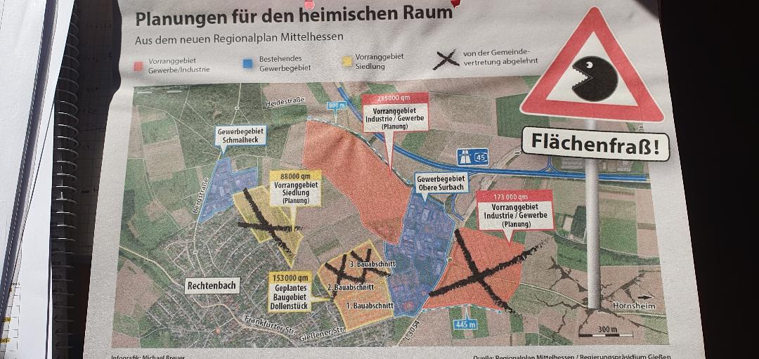 Entwurf für den Regionalplan Mittelhessen 2025 – Gewerbegebiet